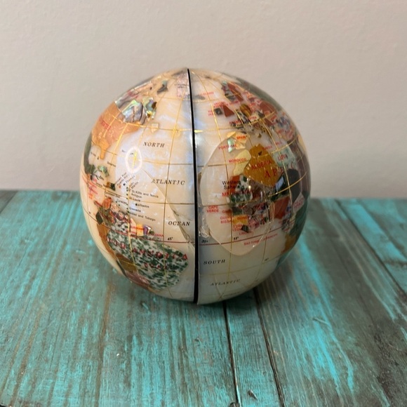 Vintage Globe Mini Book Ends - Picture 4 of 10